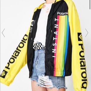 Polaroid brand windbreaker. Like new & only worn once!